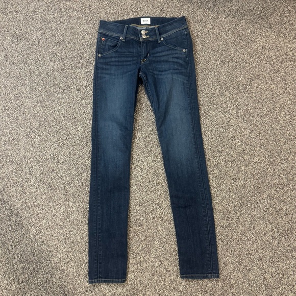 Hudson Jeans Dark Blue “Collin Flap Skinny Jeans” Color Vera - Picture 4 of 10